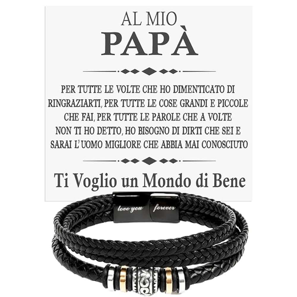 Bracciale Uomo Super Papà 🥇 [Prova Prodotti Gratis