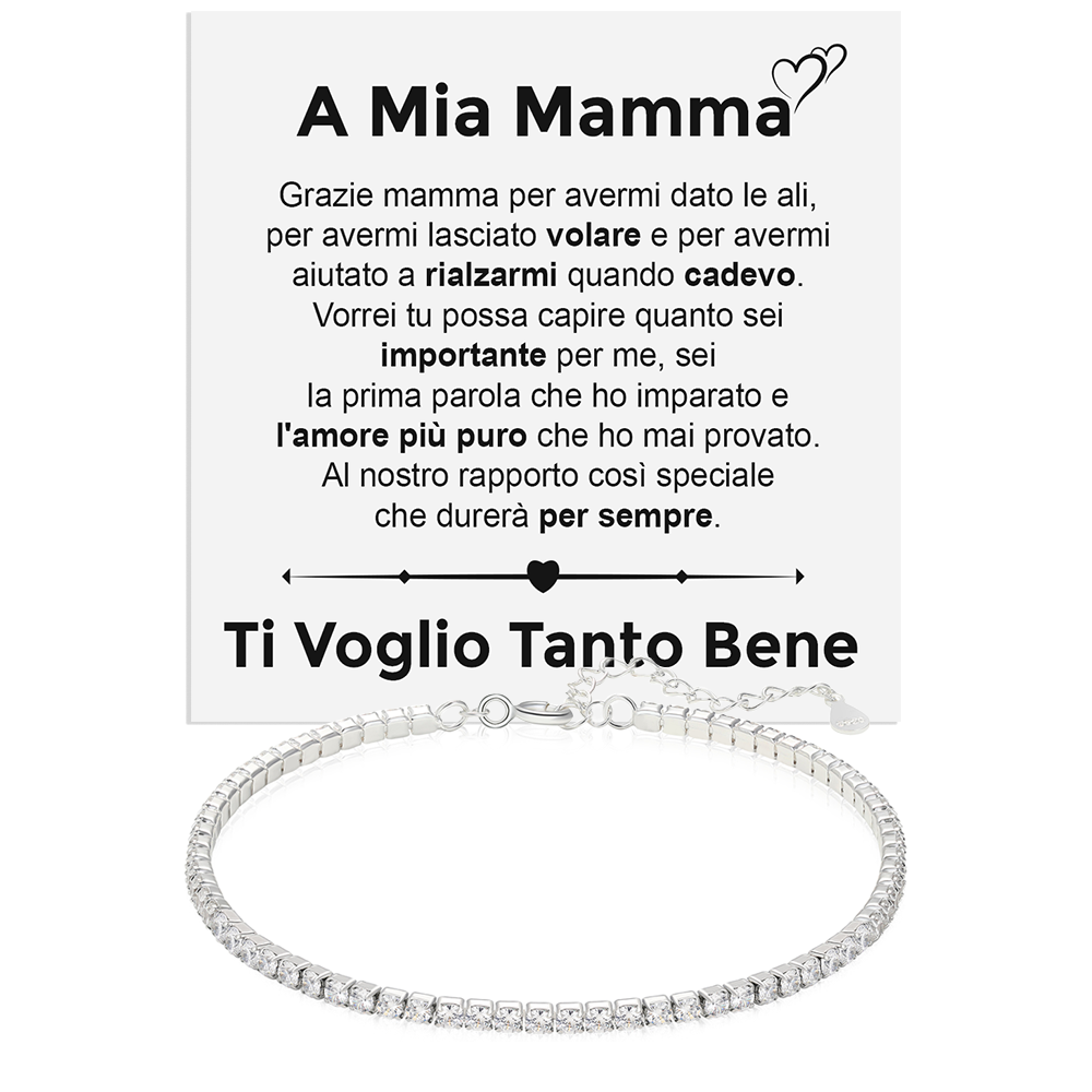 FANCIME Bracciale in argento Sterling 925 con pietra portafortuna FANCIME Bracciale in argento Sterling 925 con pietra portafortuna