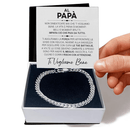 Bracciale Cubano Al Papà - Ti Vogliamo Bene.