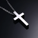 Collana Croce Uomo - Argento Sterling 295 - Amuleto della Felicità