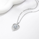 Collana Alla mia Madrina con Pietra di Zirconia Cubica Bianca