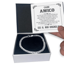 Bracciale Cubano Caro Amico - Sei il mio Orgoglio.