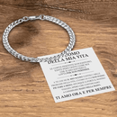 Bracciale Cubano All'uomo della Mia Vita.