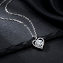 Collana Alla mia Madrina con Pietra di Zirconia Cubica Bianca