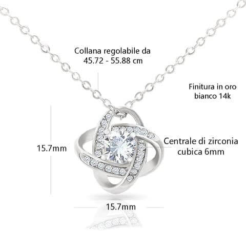 Collana Donna -  Ti Prometto di essere Sempre al tuo Fianco