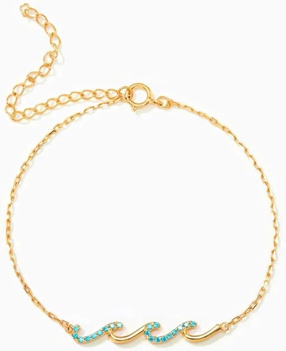Bracciale Serasar Donna In Argento 925 Placcato Oro 18k - Lunghezza Regolabile Con Portagioie - Foto 3