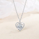 Collana Alla mia Madrina con Pietra di Zirconia Cubica Bianca