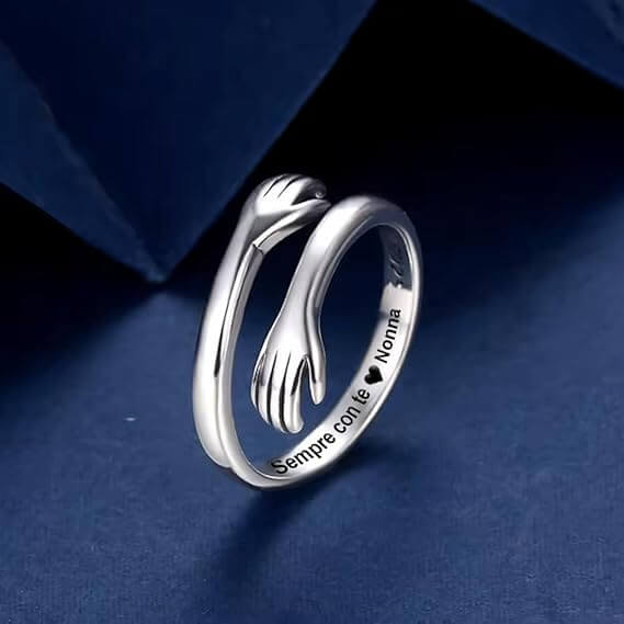 Anello da Donna in Argento Sterling 925 - Sempre con Te Nonna