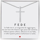 Collana Croce Argento - Fede.