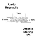 Anello in Argento Sterling 925 - A mia sorella - Alti e Bassi