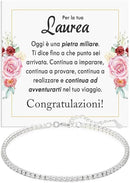 Bracciale Tennis in Argento Sterling 925 - Laurea