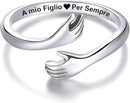 Anello da Uomo in Argento Sterling 925 - A mio Figlio