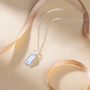 Collana Pietra di Luna Rettangolare in Argento Sterling 925 - A mia cognata