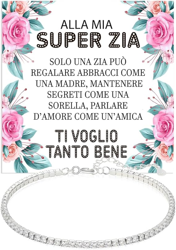 Bracciale Tennis - Super Zia