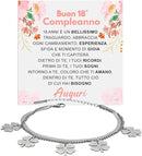 Bracciale Quadrifoglio Compleanno -  18 anni