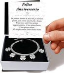 Bracciale Quadrifoglio - Felice Anniversario