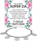 Bracciale Quadrifoglio - Super Zia
