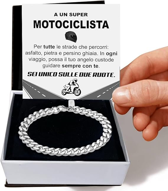 Bracciale Cubano - Motociclista