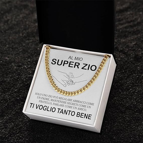 Collana da Uomo Oro - Super Zio