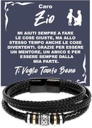 Bracciale Pelle Intrecciata - Caro Zio