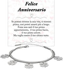Bracciale Quadrifoglio - Felice Anniversario