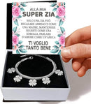 Bracciale Quadrifoglio - Super Zia