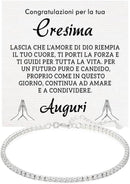 Bracciale Tennis in Argento Sterling 925 - Cresima