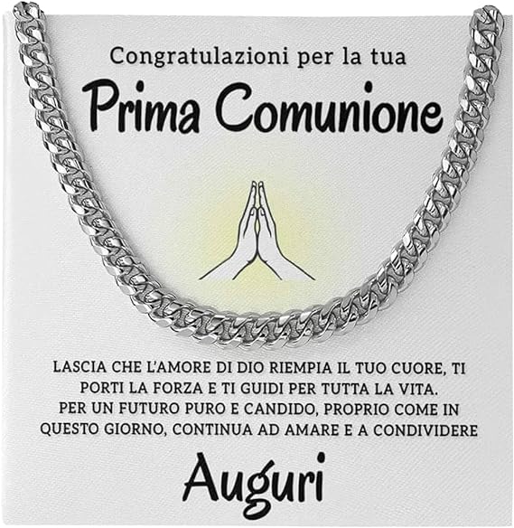 Collana da Uomo - Prima Comunione