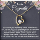 Collana A Mia Cognata - Oro