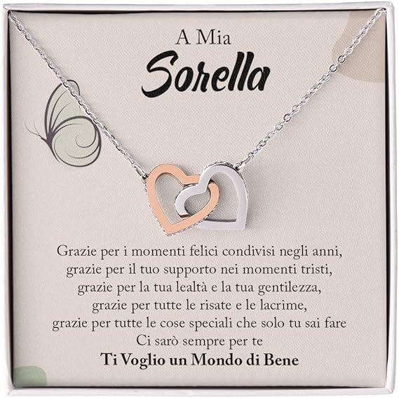 Collana Alla Mia Sorella - Ti voglio un Mondo di Bene.