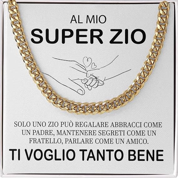 Collana da Uomo Oro - Super Zio