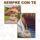 Peluche Orsetto delle Preoccupazioni - Portachiavi