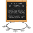Bracciale Quadrifoglio - Alla nostra Maestra
