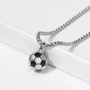Collana Calcio - Acciaio Inox Lucidato di Alta Qualità