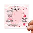 Cartoncini con dediche Donna