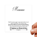 Cartoncini con dediche Donna