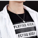 Collana Croce Uomo - Argento Sterling 295 - Amuleto della Felicità