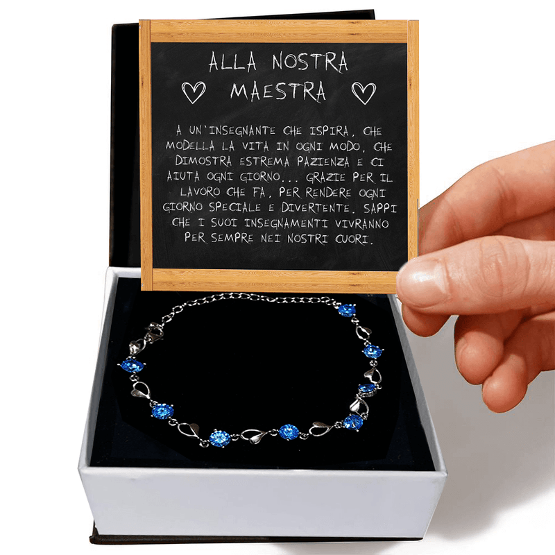 Bracciale Pietre Blu - Alla Nostra Maestra