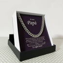 Collana da Uomo - Al Mio Papà Ti Voglio Bene.