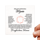 Cartoncini con dediche Donna