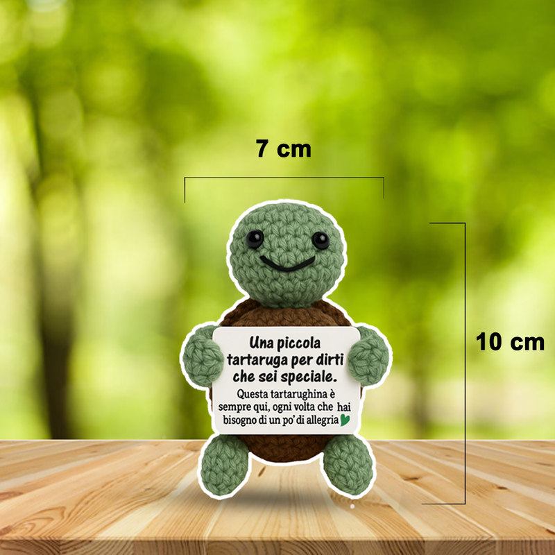 Peluche Crochet - Tartaruga Fortunata