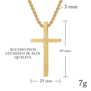 Collana Croce - A Mio Figlio, con Amore Mamma.