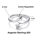 Anello da Donna in Argento Sterling 925 - A Mia Moglie