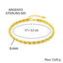 Bracciale Uomo Della Mia Vita - Corda Oro