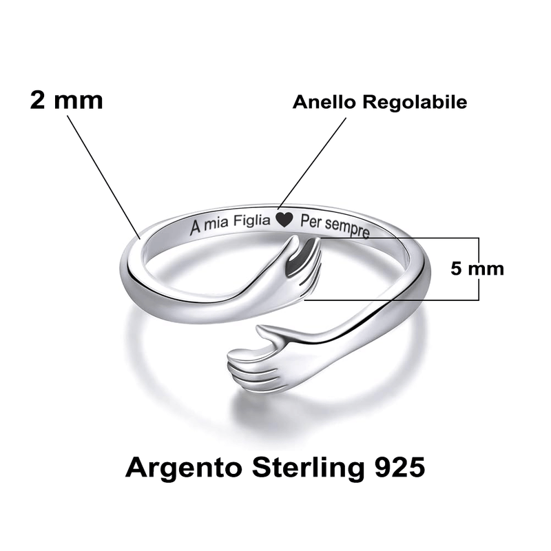 Anello da Donna - A Mia Figlia