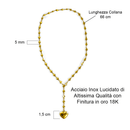 Collana in Sterling 925 - Con catena di cuori