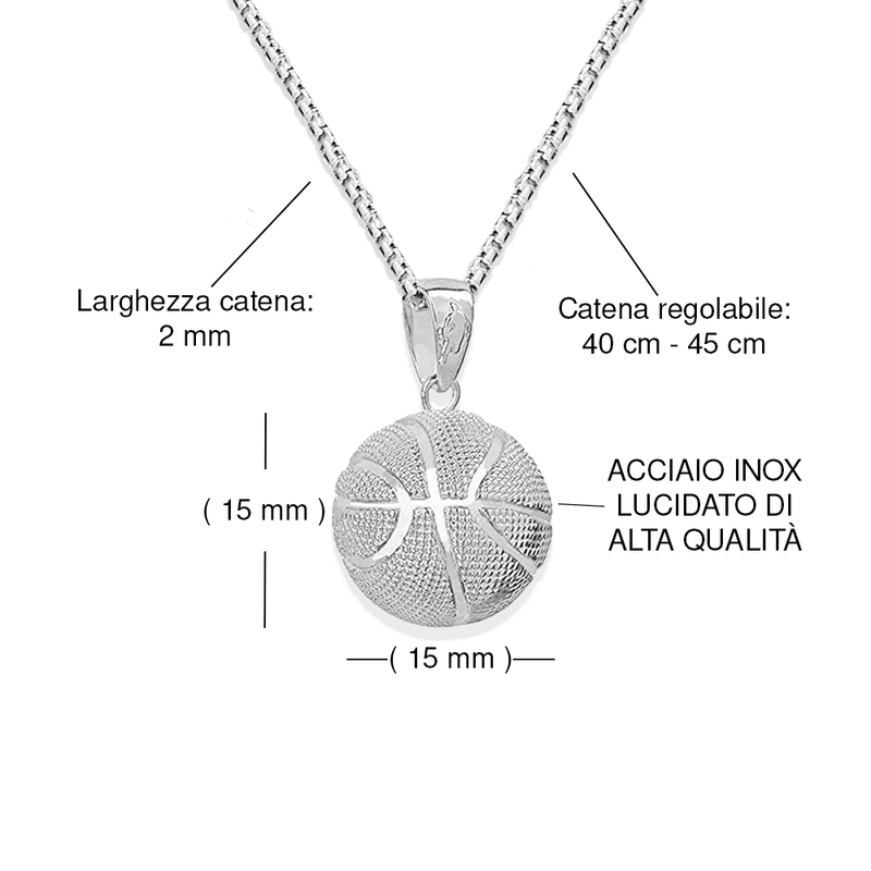 Collana da Uomo - Basket.