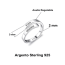Anello da Donna in Argento Sterling 925 - Io Sono Abbastanza