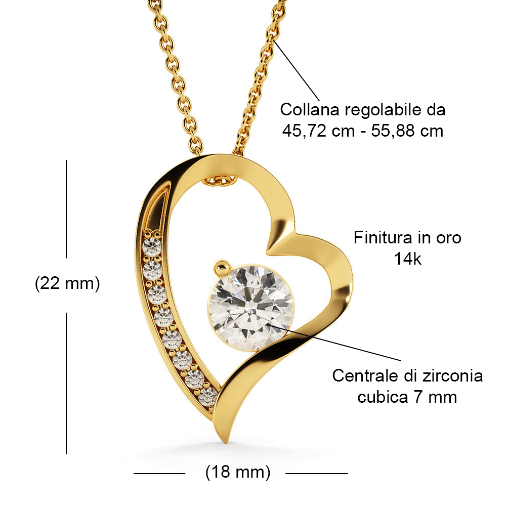 Collana Oro con Cherubino AGS1326/47-GOLD | Pendente Angelo Custode