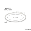 Bracciale Tennis in Argento Sterling 925 - Per la mia Madrina